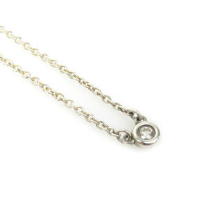 Tiffany Co By the Yard Diamond Necklace Sterling Silver